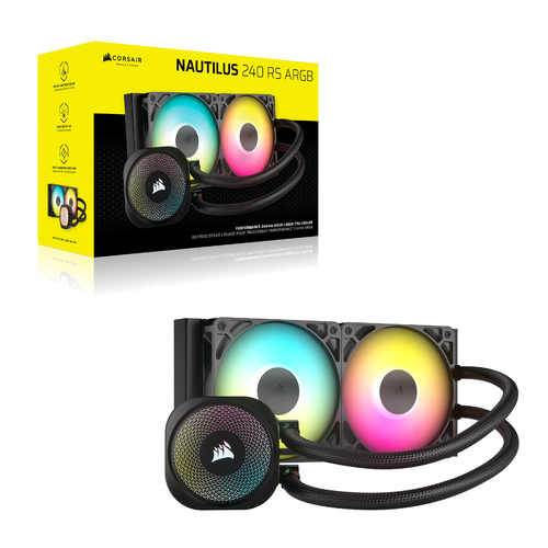 Corsair Nautilus 240 RS ARGB Liquid, All-in-one liquid cooler