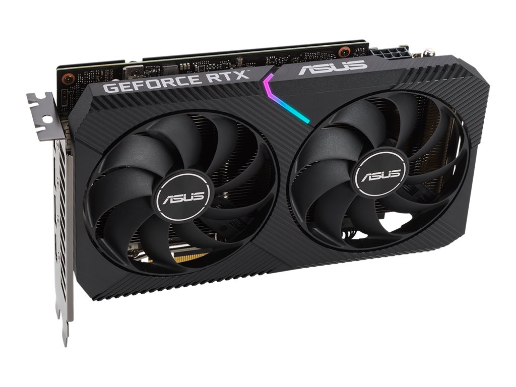 ASUS DUAL-RTX3060-O12G-V2-OC 12GB GDDR6 PCIe 4.0 x4 Graphics Card