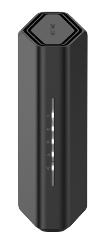 NETGEAR Nighthawk WiFi 7 dual-band router in black for high-speed wireless home networking