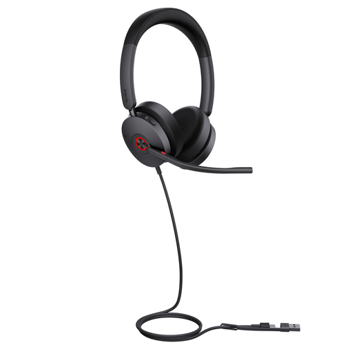 Yealink UH48 Dual USB-C/A, Wired, 20 - 20000 Hz, Headset/Headphones, Black