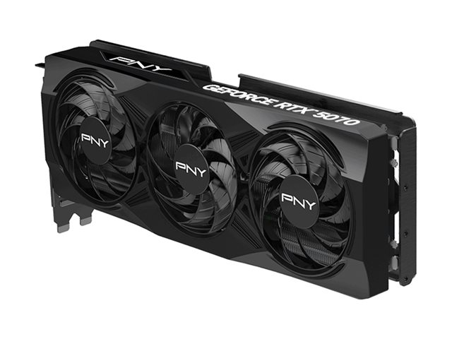 PNY GeForce RTX 5070 OC, 12 GB, GDDR7, PCI Express 5.0 x16 Graphics Card
