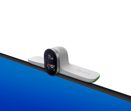 Smooth 7.3x zoom webcam for focusing on documents, slides, or product demos