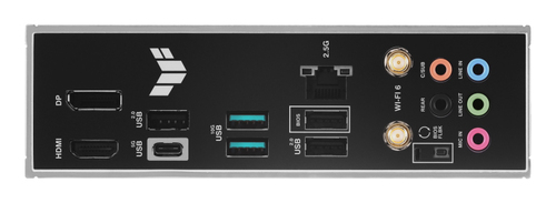 ASUS TUF Gaming A620-PRO WIFI rear IO ports HDMI DisplayPort USB