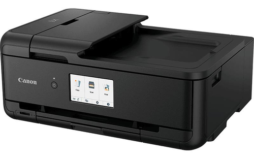 Canon PIXMA TS9550a compact A3 printer printing colour photos