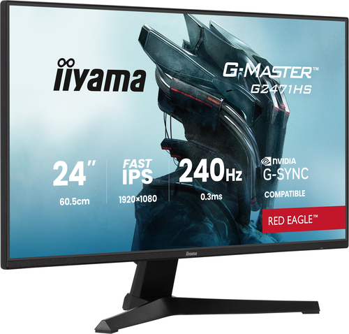 iiyama G-MASTER G2471HS-B1 23.8" 1920 x 1080 pixels Full HD Monitor Black