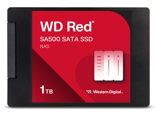 Western Digital Red SA500, 1 TB, 2.5", 530 MB/s, 6 Gbit/s SATA SSD