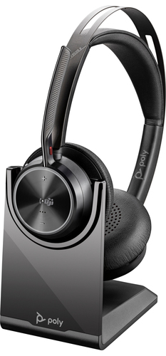 POLY Voyager (9T9J6AA#AC3) Focus 2 USB-C/A, Wireless, Headset/Headphones, Black