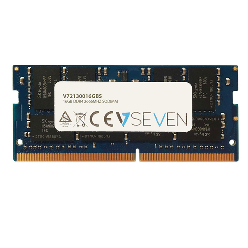 V7 (V72130016GBS) 16GB DDR4 2666 MHz 260-pin SODIMM Notebook Memory Module