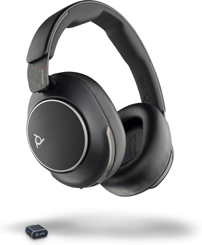 POLY Voyager Surround 80 UC USB-C/A Adapter, Wireless, Headset/Headphones, Black
