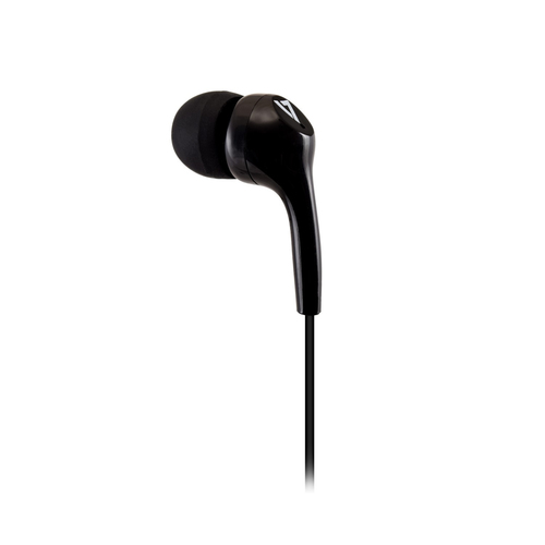 V7 Stereo Earbuds, Noise Isolating, Wired, 20 - 20000 Hz, Headset/Earbuds, Black