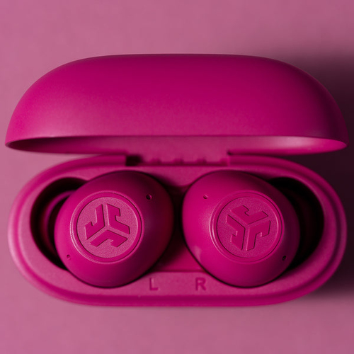 JLab Go Pop ANC, True Wireless Stereo (TWS), 20 - 20000 Hz, Headset/Earbuds, Fuchsia