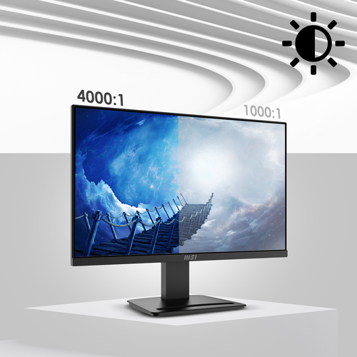 MSI Pro MP2412 60.5cm 23.8" 1920 x 1080 pixels Full HD LCD 4 ms, Black