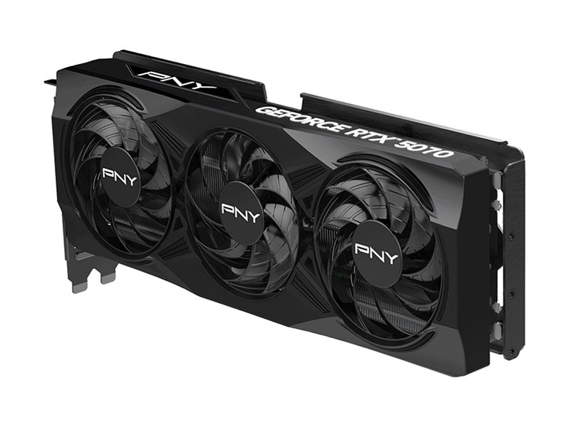 PNY GeForce RTX 5070 OC, 12 GB, GDDR7, PCI Express 5.0 x16 Graphics Card