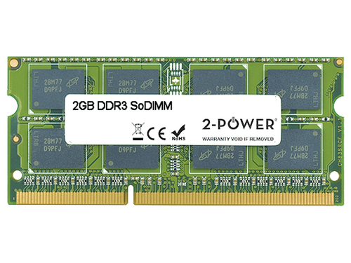 2-Power (2P-PA5104U-1M2G) 2GB DDR3L1600 MHz Non-ECC SODIMM Memory for Laptop/PC