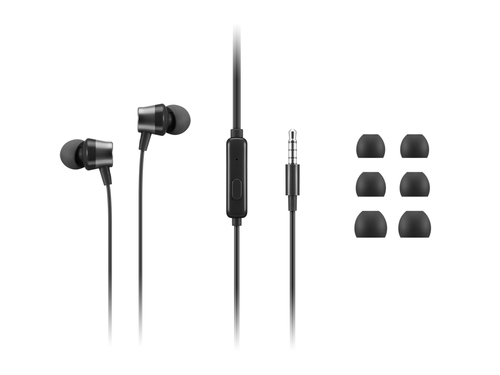 Lenovo (4XD1J77352), Wired, 100 - 20000 Hz, Headset/Earphones, Black
