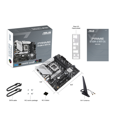 Asus PRIME B760M-A WIFI D4 Micro ATX LGA1700 Motherboard