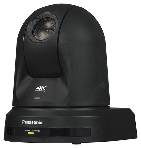 Panasonic AW-UE50 4K PTZ video conference camera capturing smooth ultra HD meeting video