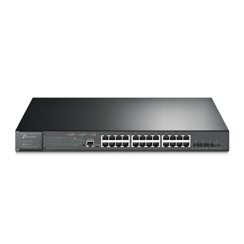 TP-Link JetStream 24-Port PoE+ 1U Rack mounting L2+ Managed Switch TP-Link JetStream 24-Port PoE+ 1U Rack mounting L2+ Managed Switch