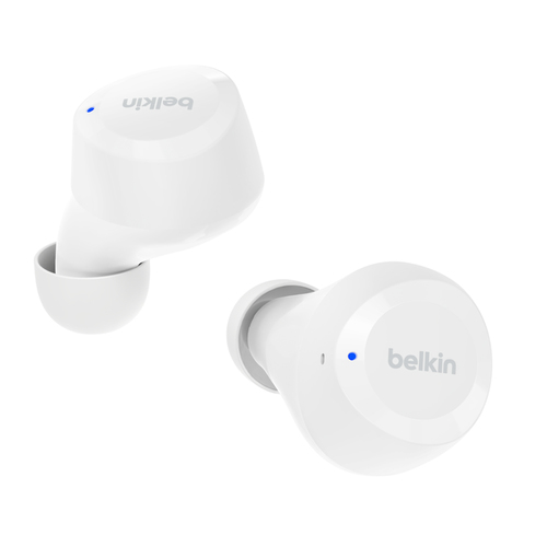 Belkin SoundForm Bolt, Wireless, Headset/Earbuds, White