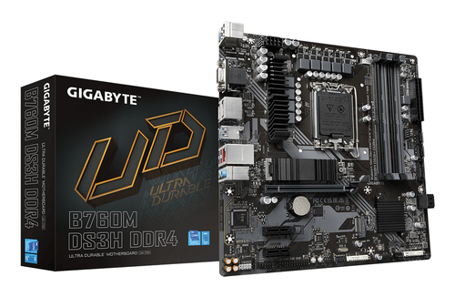 Gigabyte B760M DS3H DDR4 Micro-ATX LGA1700 Motherboard
