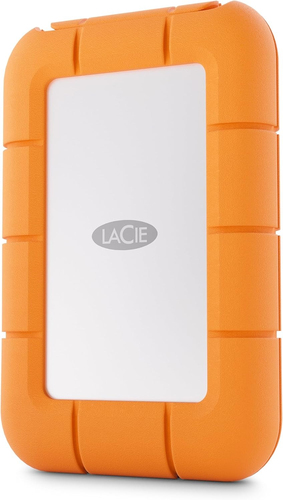 LaCie STMF2000400 2TB SSD, USB-C 2000MB/s,40Gb/s High-Speed Portable Grey/Orange