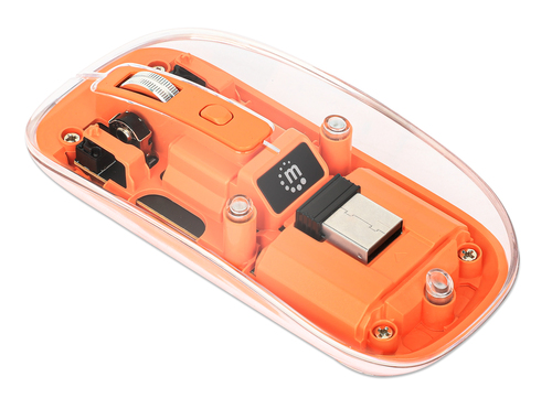 Manhattan (190282) Ambidextrous, Optical, RF Wireless, 1600 DPI Mouse