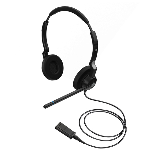 V7 (HQ511), Wired, 20 - 20000 Hz, Office Headset/Headphones, Black