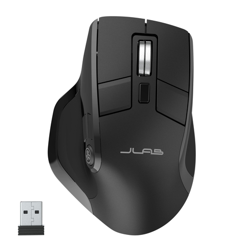 JLab Epic, Right-hand, Bluetooth + USB Type-A, 2400 DPI, Optical Mouse