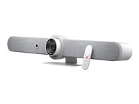Logitech Rally Bar, 4K Ultra HD, 30 fps, Video Conferencing System, White