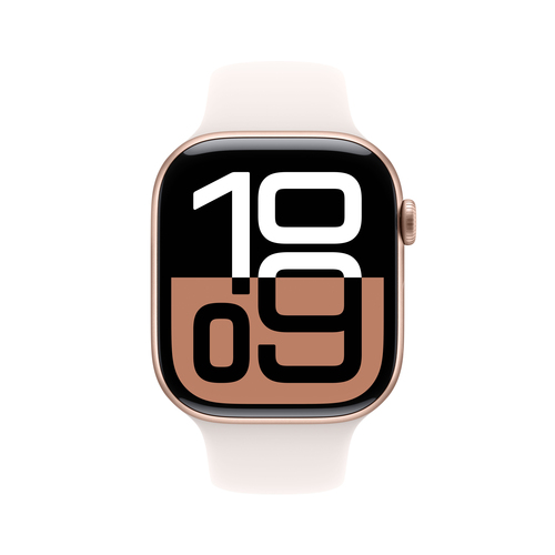 Rose Gold Apple Smartwatch Series 10 with 64 GB storage, Wi‑Fi and GPS