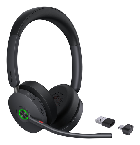 Yealink BH74 UC USB-C/A, Wireless, Headset/Headphones, Black