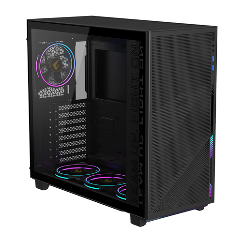 GIGABYTE C400, ATX, micro ATX, Mini-ITX, Glass, Plastic, Steel, Midi Tower Case