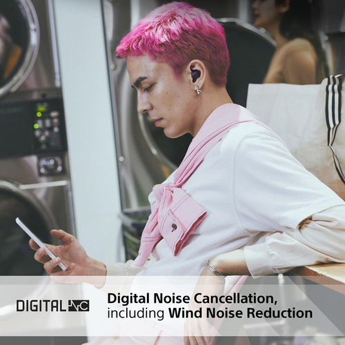 Sony WF-C700N, True Wireless Stereo (TWS), 20 - 20000 Hz, Headset/Earbuds, Black