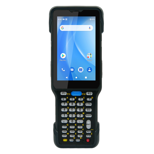 Wasp WDT950 rugged mobile computer front view with 4 inch LCD touchscreen