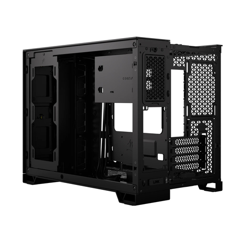 Corsair 2500X, Black, ATX, Plastic, Steel, Tempered glass, Midi Tower PC Case