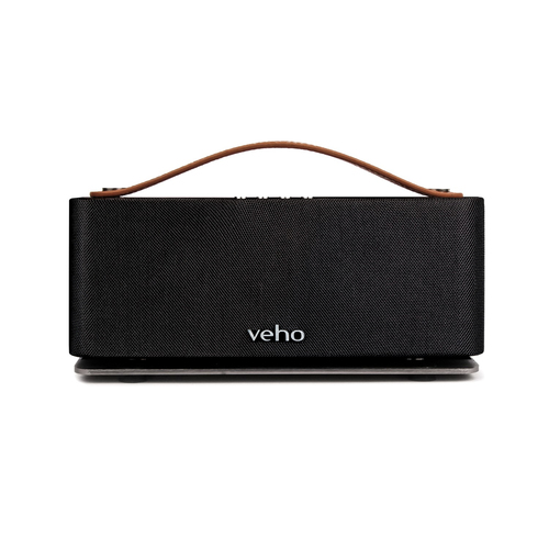 Veho MR-8 retro Bluetooth speaker black portable stereo design