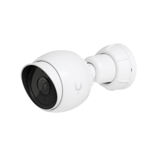 Ubiquiti G5 Bullet 5MP wired bullet IP camera on pole monitoring warehouse entrance
