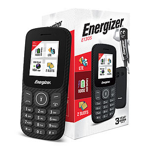 Energizer E130S Bar, Dual SIM, 4.5 cm (1.77"), Bluetooth, 1000 mAh, Black Mobile Phone