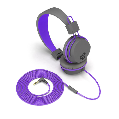 JLab JBuddies Wired, 20 - 20000 Hz,109.2 g, Headset/Headphones, Blue, Purple