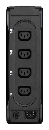 Eaton 0.55 kVA UPS LED indicator close-up