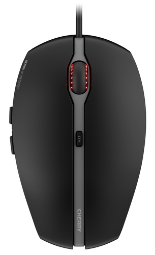 CHERRY GENTIX 4K Corded Mouse, USB, Ambidextrous, Optical, USB, 3600 DPI