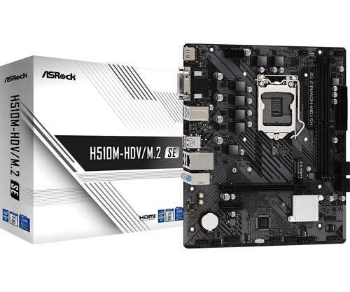 ASRock H510M-HDV/M.2 SE Micro ATX LGA1200 Motherboard