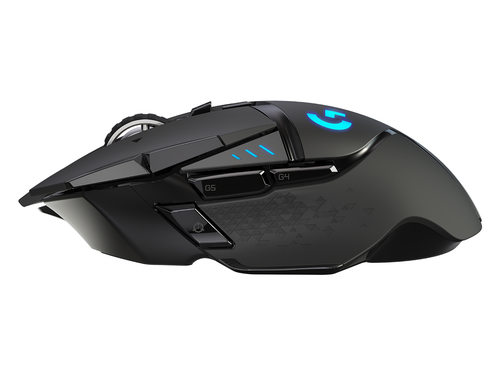 Logitech G G502 LIGHTSPEED Wireless Gaming Mouse, Right-hand, Optical, 25600 DPI