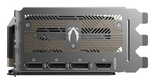 16GB GDDR7 Zotac RTX 5070 Ti graphics card angled perspective