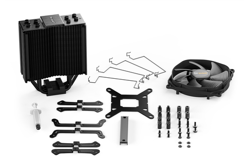 be quiet! Dark Rock Slim 120mm CPU Cooler 1500RPM 11-23.6dB Black Air Cooler