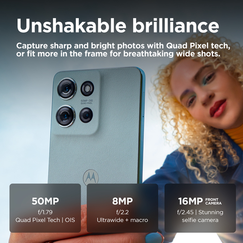 Motorola moto G75 5G, 17.2 cm (6.78"), 8 GB, 256 GB, 50 MP, Android 14, Green