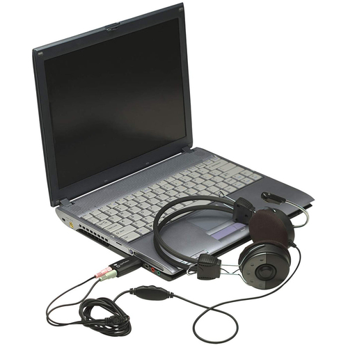 Manhattan 150859 audio adapter for clear, high-quality sound and voice clarity