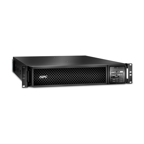 APC Smart UPS On Line SRT1000RMXLI NC 1000VA rackmount UPS front LCD display