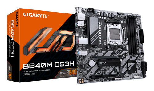 Gigabyte B840M DS3H Micro ATX AM5 Motherboard