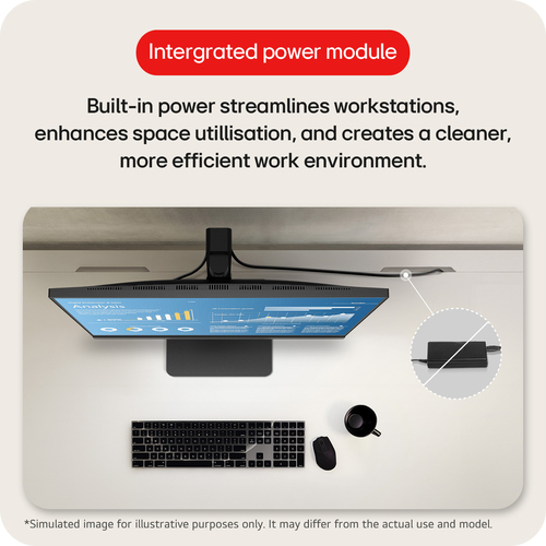 LG 24BA650-B, 60.5 cm (23.8"), 1920 x 1080 pixels, Full HD, LED Monitor